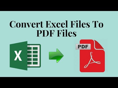 How can i convert a pdf to excel free