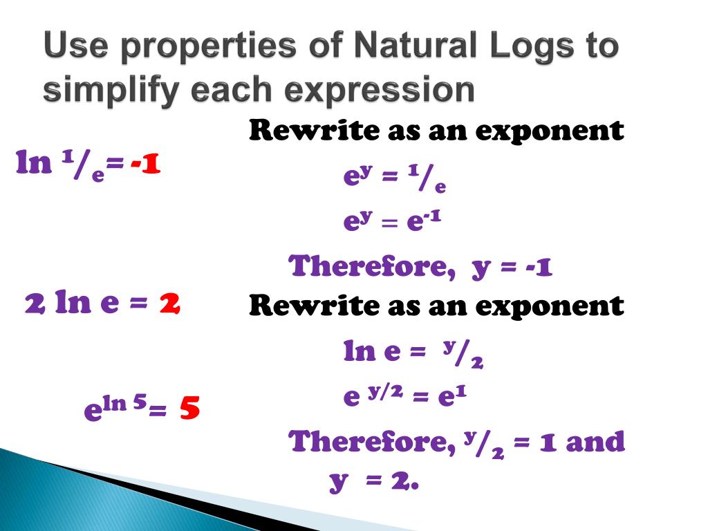 How to convert logarithms